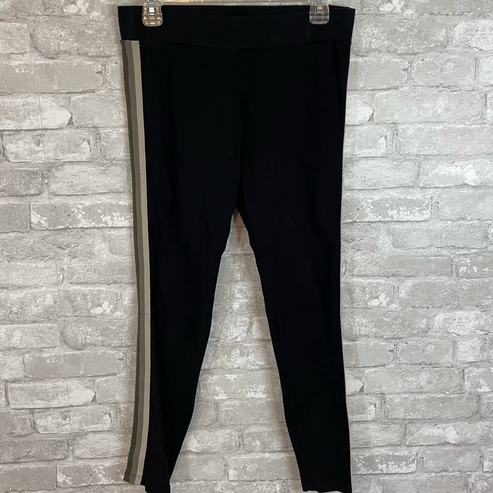 Monrow Side Stripe Basic Leggings